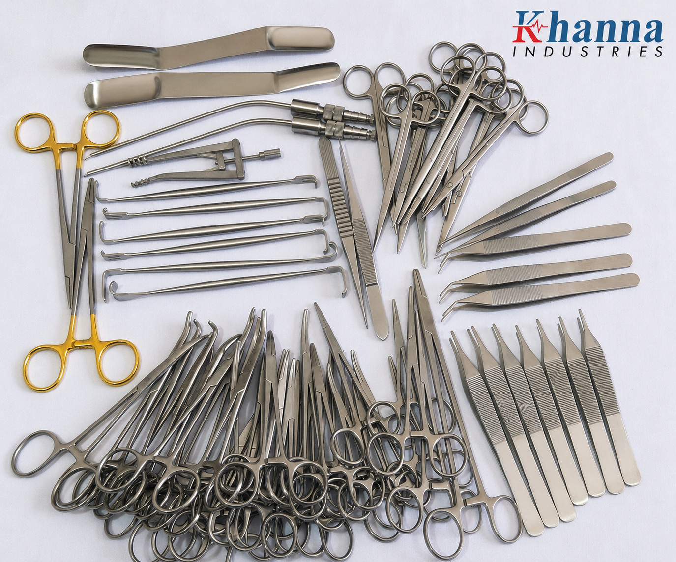 Plastic Surgery Instrument Set 72 Pcs Surgical Kit Stainless Steel Reusable