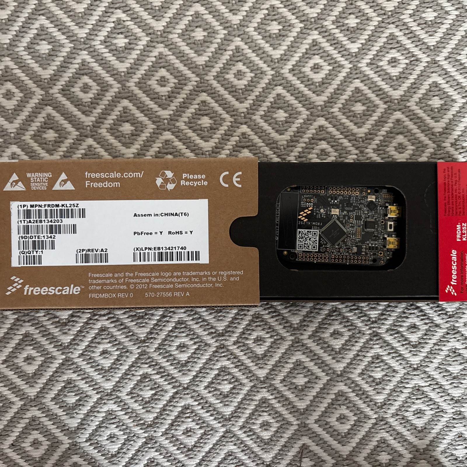 Freescale FRDM-KL25Z ARM USB Board For Pinscape Virtual Pinball + Accelerometer