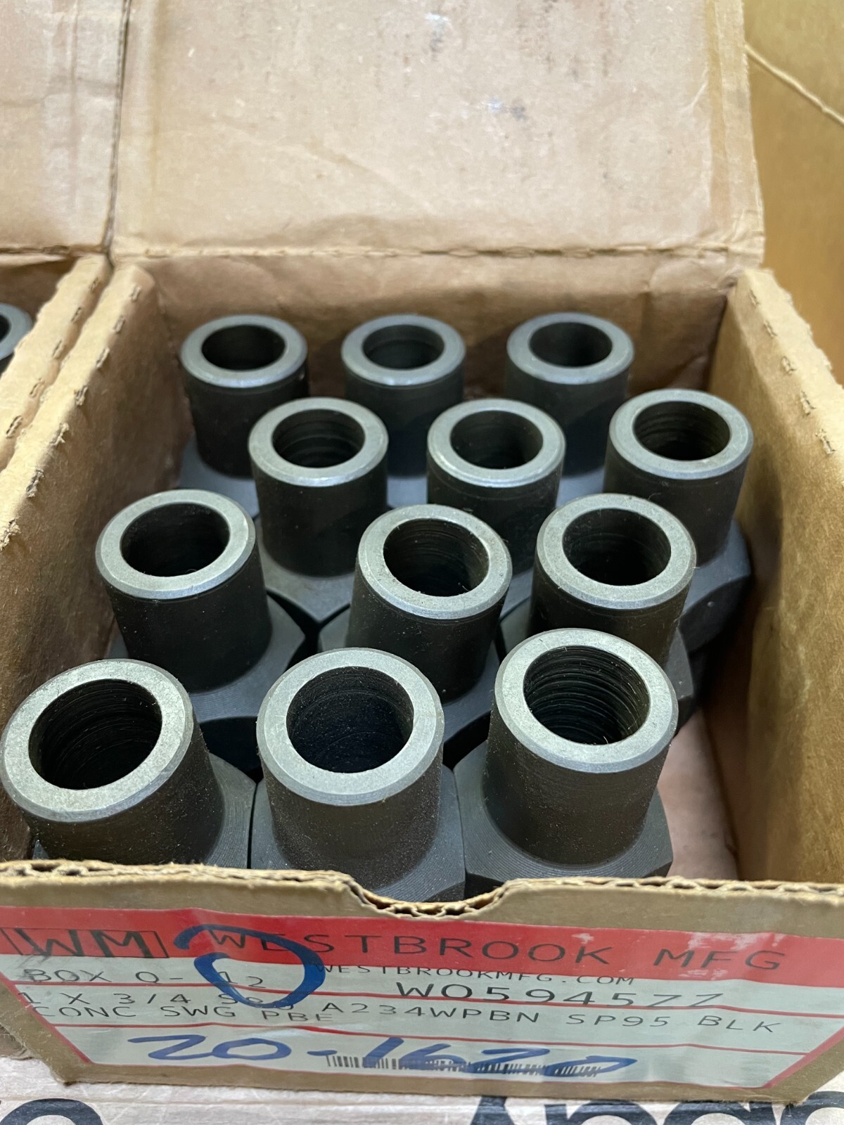 SWAGE NIPPLE 1″ x 3/4″ Schedule 80 Concentric Plain Both End A234 WPBN SP95 USA