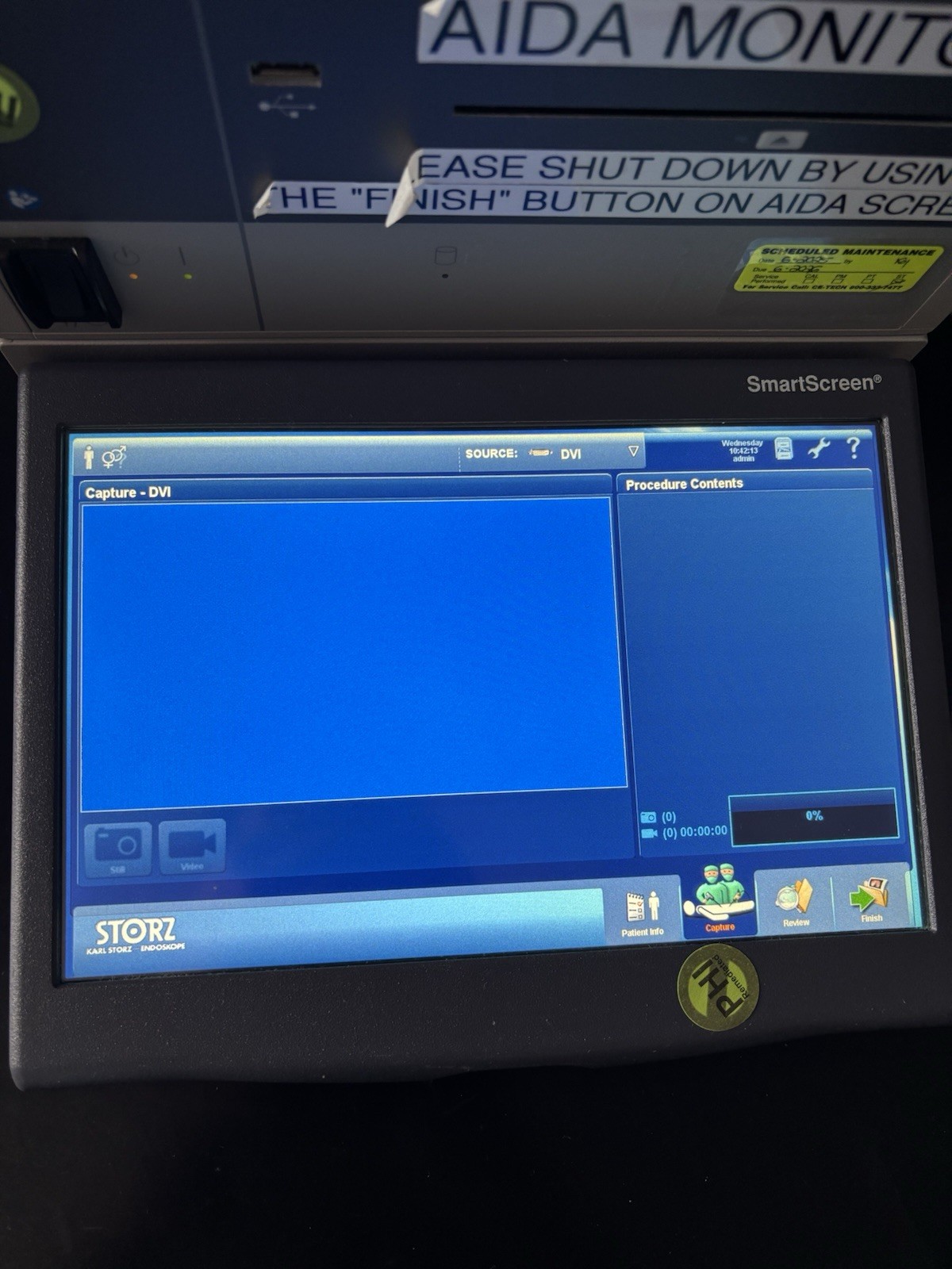 STORZ Endoscopy System Bundle–Image 1 Hub, AIDA HD, D-Light ,HD Monitor-Keyboard