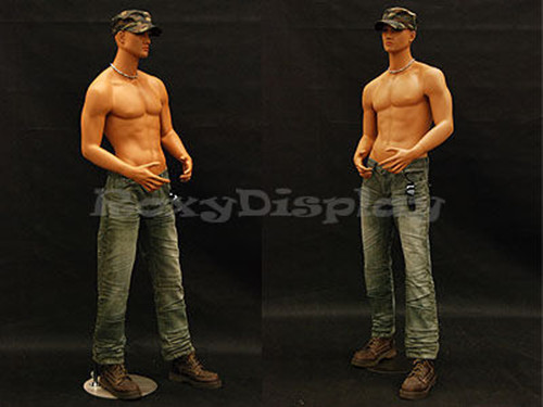 Tan skin young male mannequin Dress Form Display #MD-HAM24