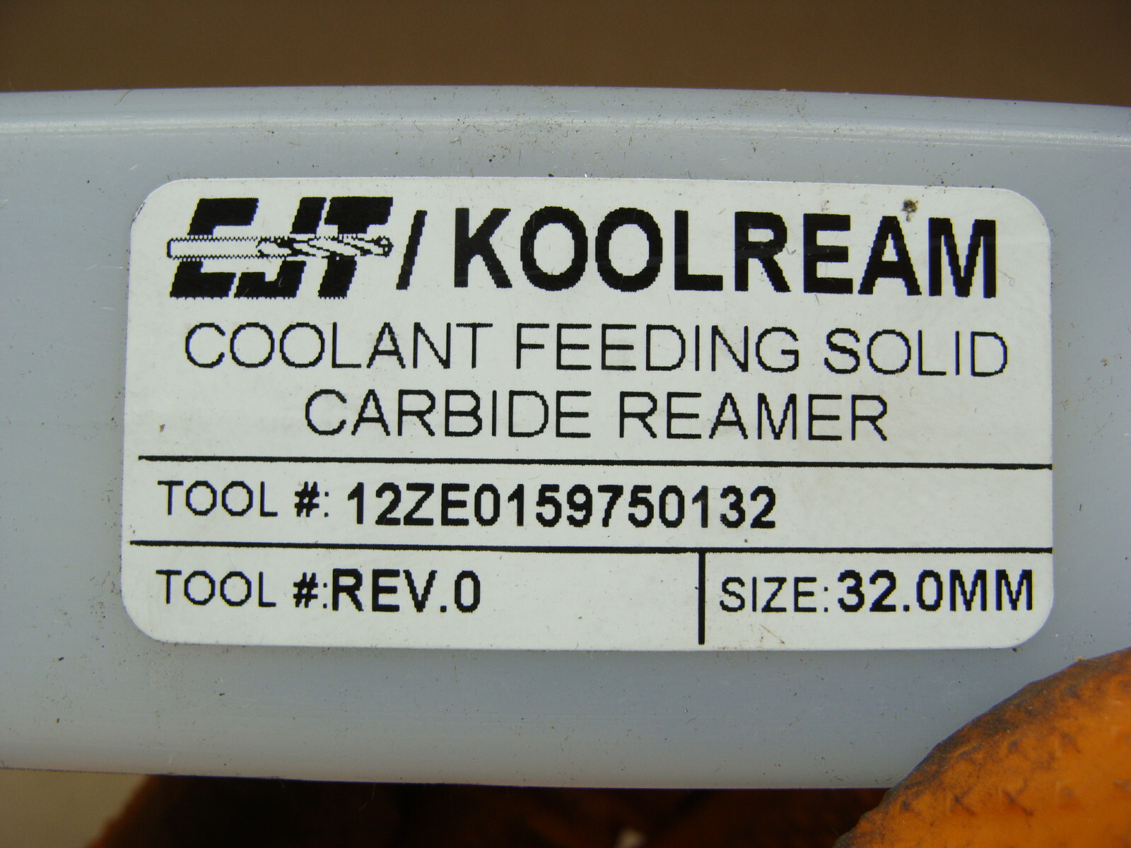 KOOLREAM COOLANT FEEDING SOLID CARBIDE REAMER 12ZE015975 32.0MM