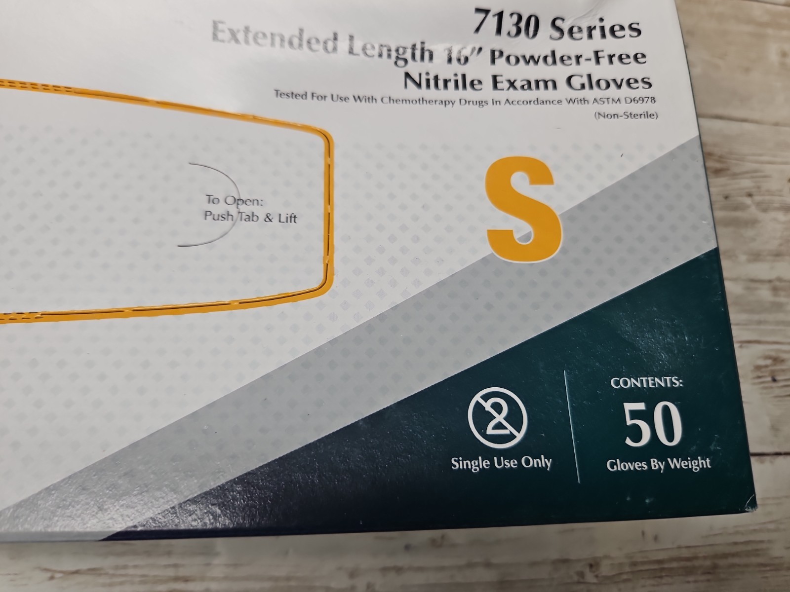 TRONEX 16″ Cuff Nitrile Exam Gloves DARK BLUE *1 DENTED BOX* Size: SMALL 50/Box