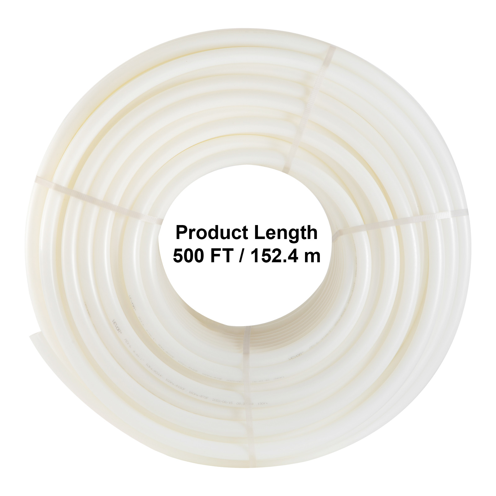 VEVOR 1″ – 500′ coil-White Certified PEX Tubing Htg/Plbg/Potable Water Heating