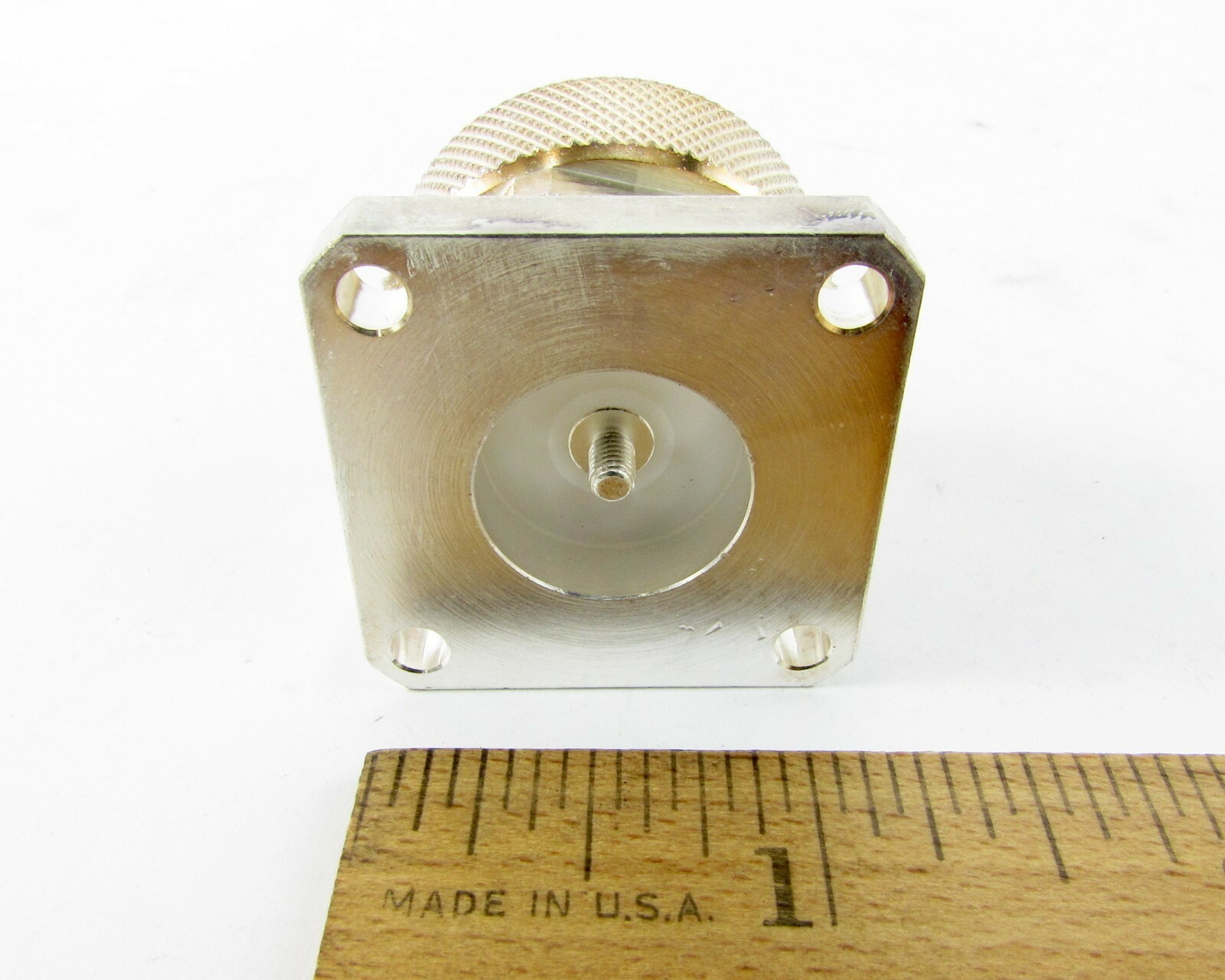 Amphenol Connex 272133 Connector Adapter 7/16 DIN Male to M3 Male Threads 50 Ohm