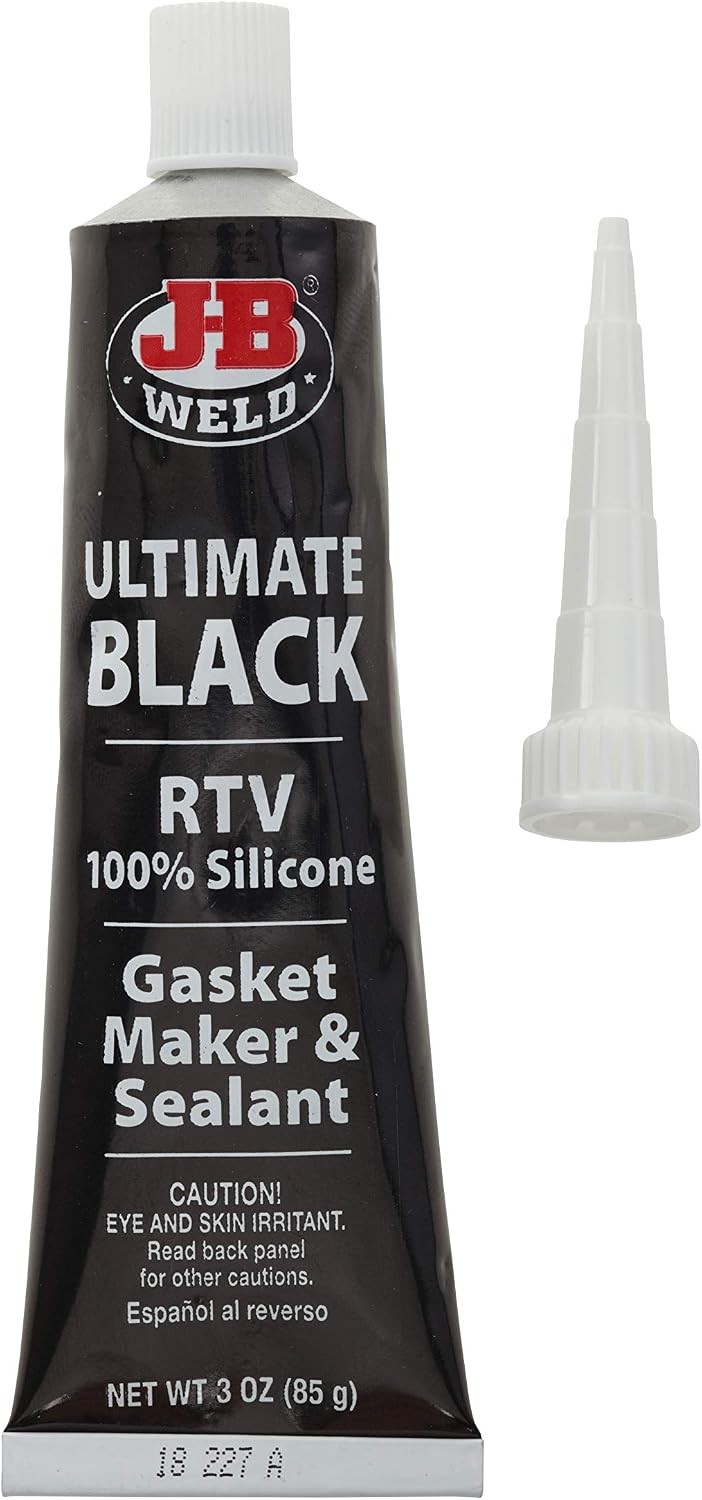 J-B Weld 32329 Ultimate Black RTV Silicone Gasket Maker and Sealant – 3 oz. – Bl