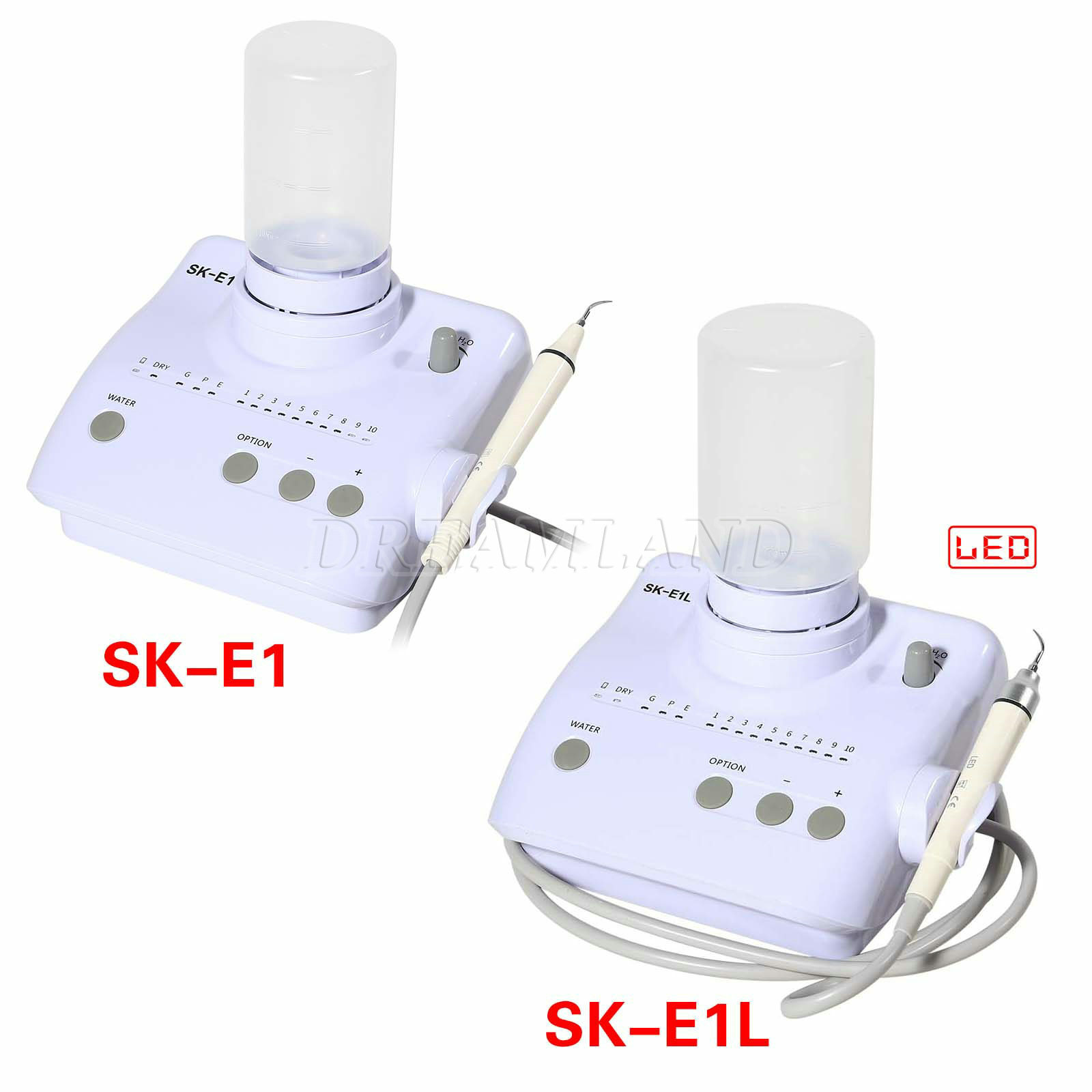 Ultrasonic Piezo Dental Scaler Handpiece 2*Bottle LED/NO-LED Fit EMS Cavitron