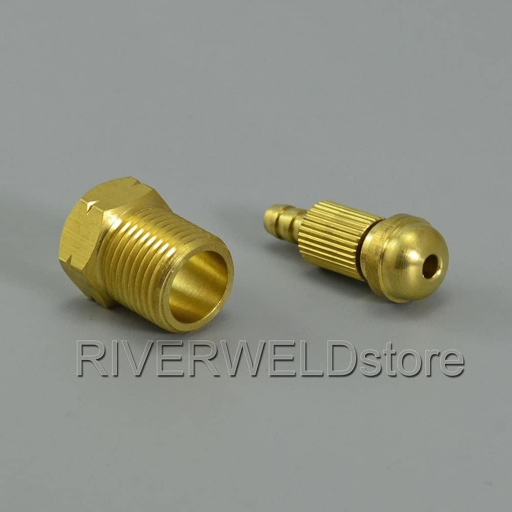 RIVERWELD TIG Welding Torch Fitting Connector Adapter Miller Gas Quick Hose…