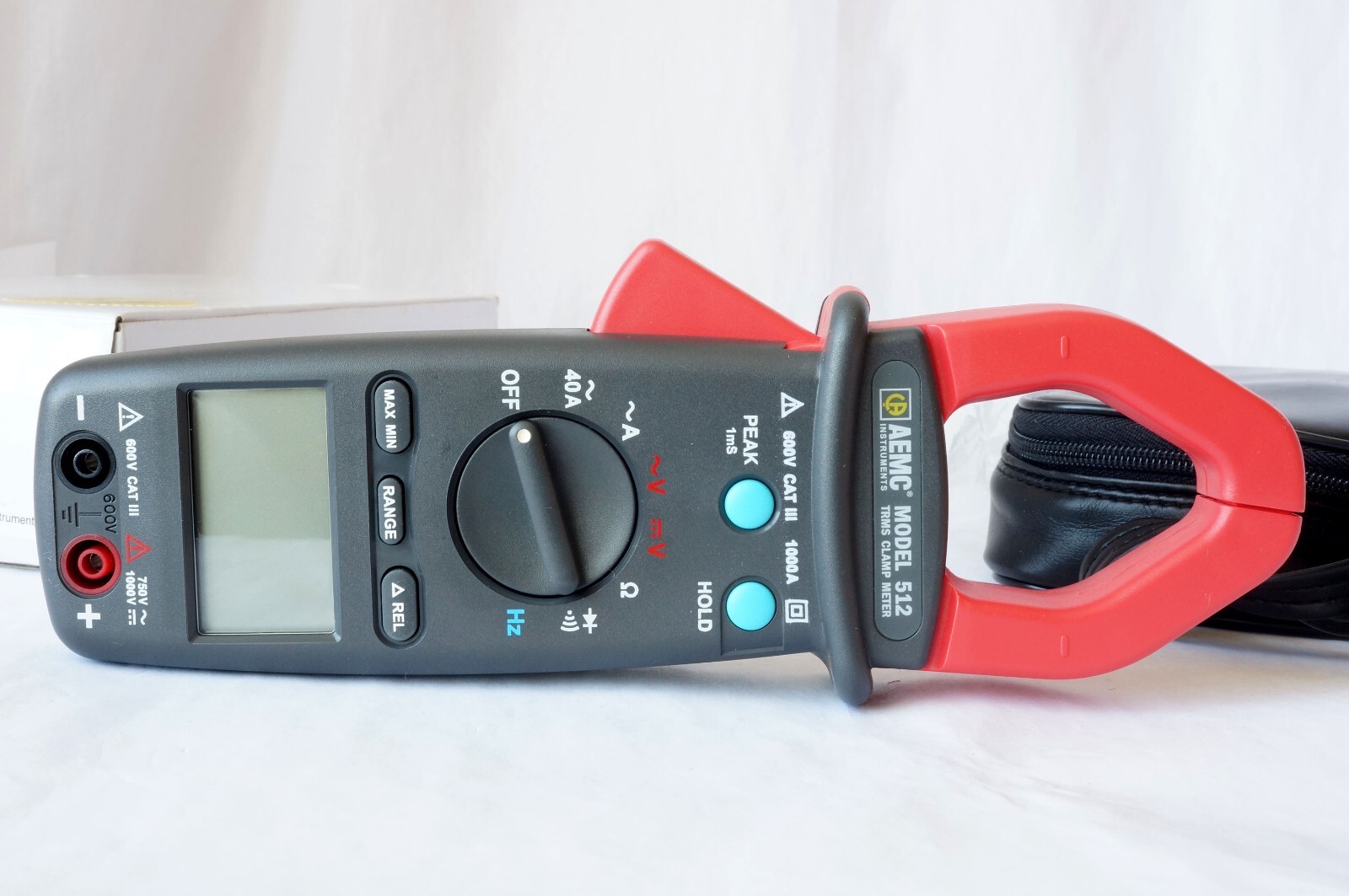 AEMC 512 Clamp-On Meter, 4000 Ohms Resistance, 750V AC, 1000V DC RMS Voltage New