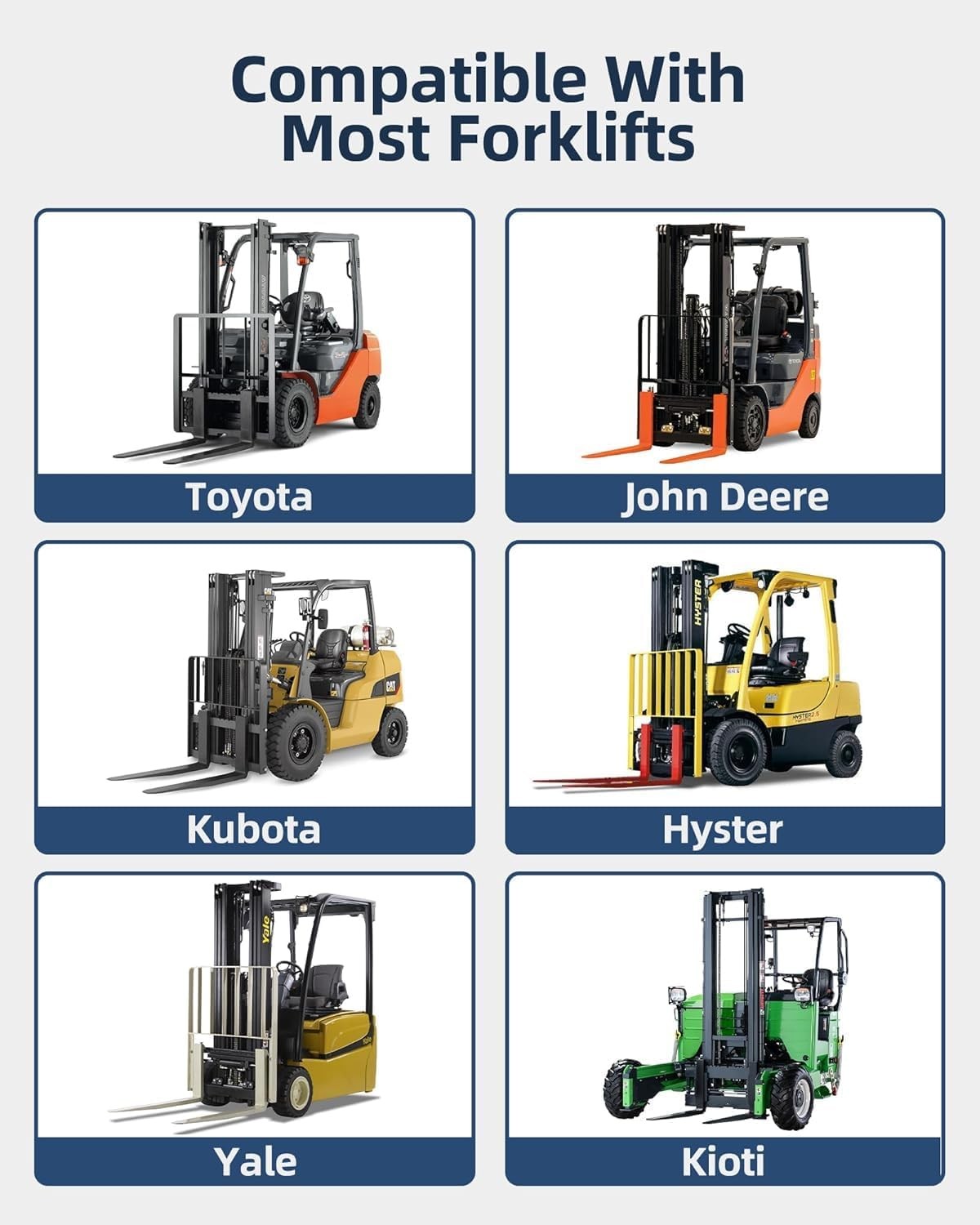 Forklift Extensions 94″ Long | 5500LB Capacity, Robust Q235 Steel Construction