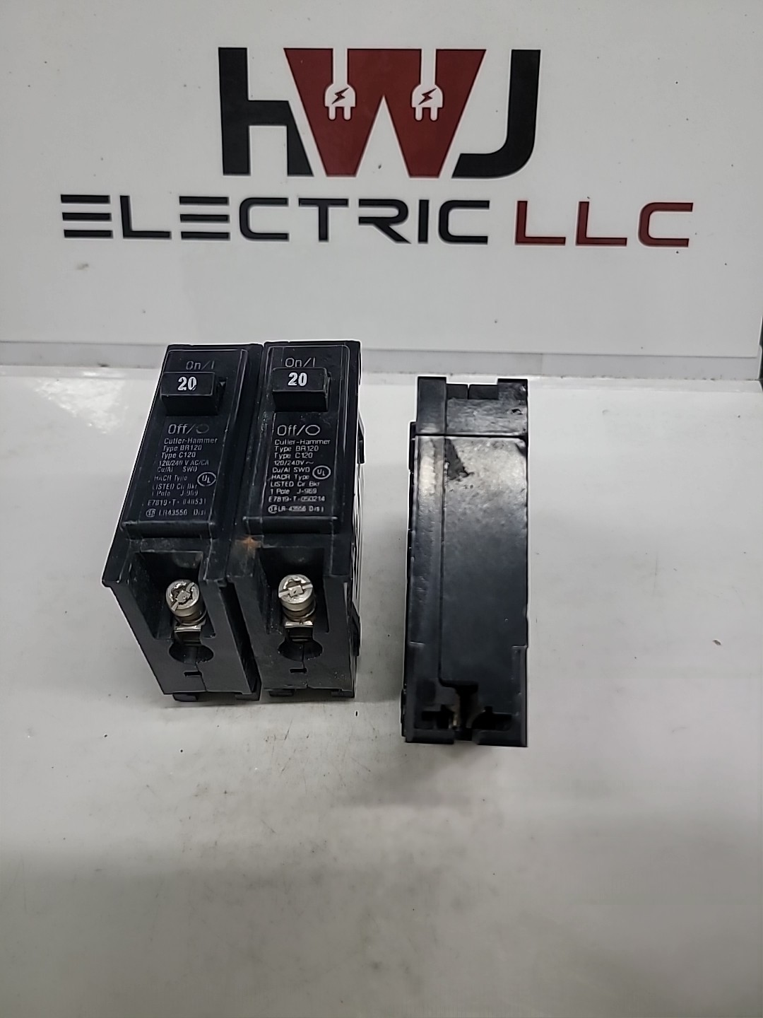 (Lot Of 3) Cutler Hammer C120 20A 1Pole Circuit Breaker Eaton BR120