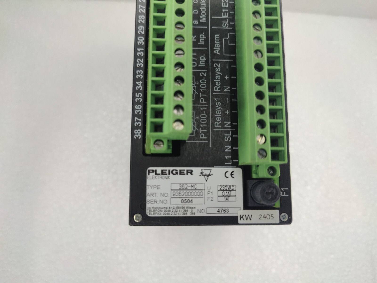 Pleiger 362-MC – Multifunction Controller – 220v AC