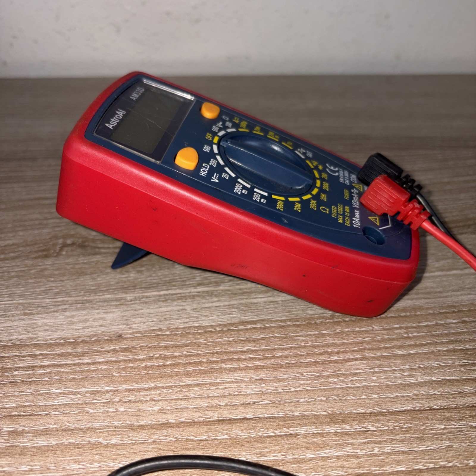 Astro AI AM33D 2000 Counts Digital Multimeter Tester AstroAI No Battery