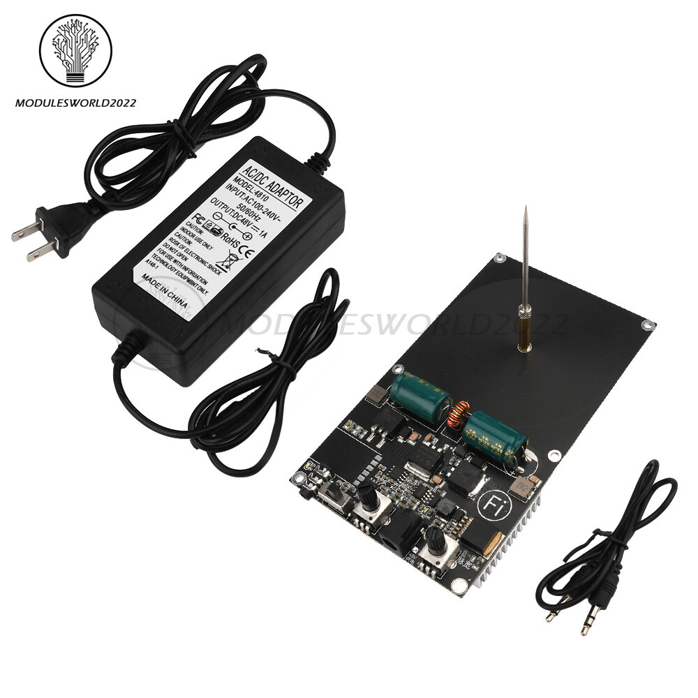 AC100-240V 50-60Hz Mini Bluetooth Music Tesla Coil Arc Plasma Loudspeaker