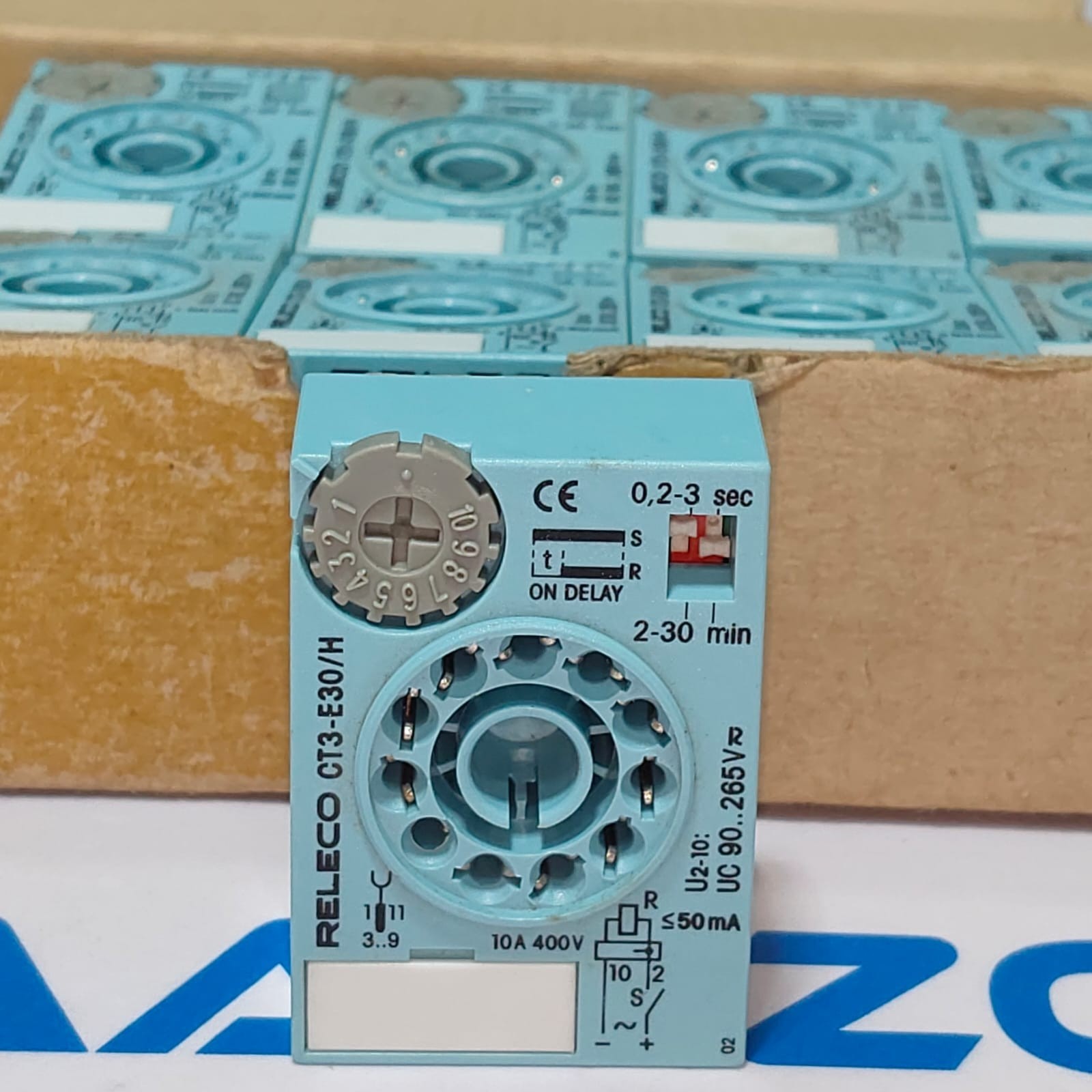 1Pc RELECO CT3-E30/H ON-DELAY CT3 TIMER TIME RANGE: 0.2 s to 30 mins CT 3-E30/H