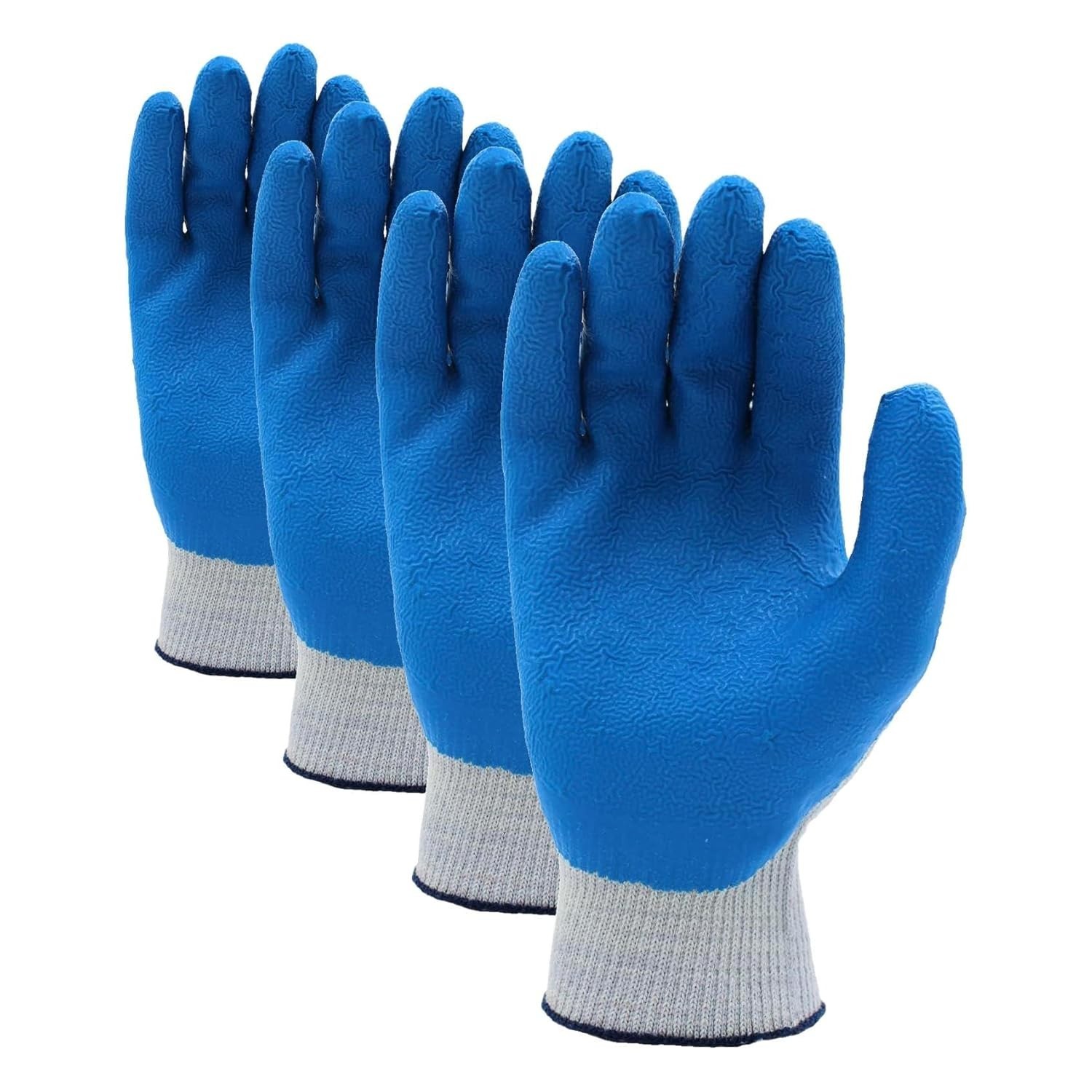 ATLAS Fit General Purpose Work Gloves, Small Pack of 4 – Water-Resistant Safety