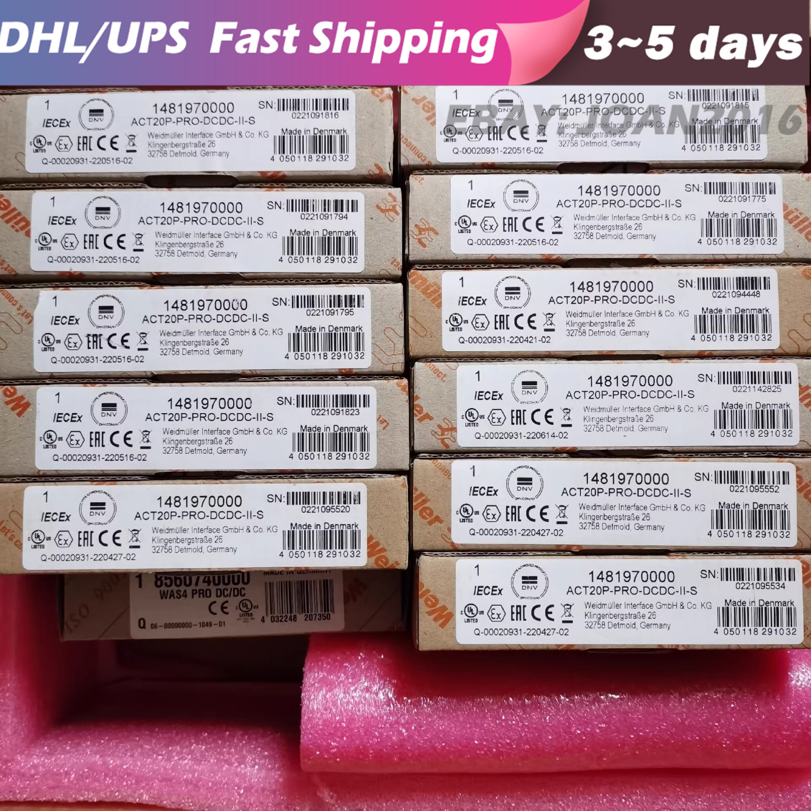 1PCS NEW Weidmuller ACT20P-PRO DCDC II-S 1481970000 Isolator