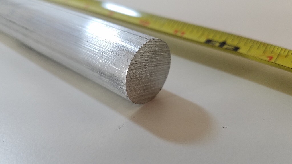 6061 Aluminum Round Bar, 7/8″ Round, 36″ long, Lathe, Solid, T6511