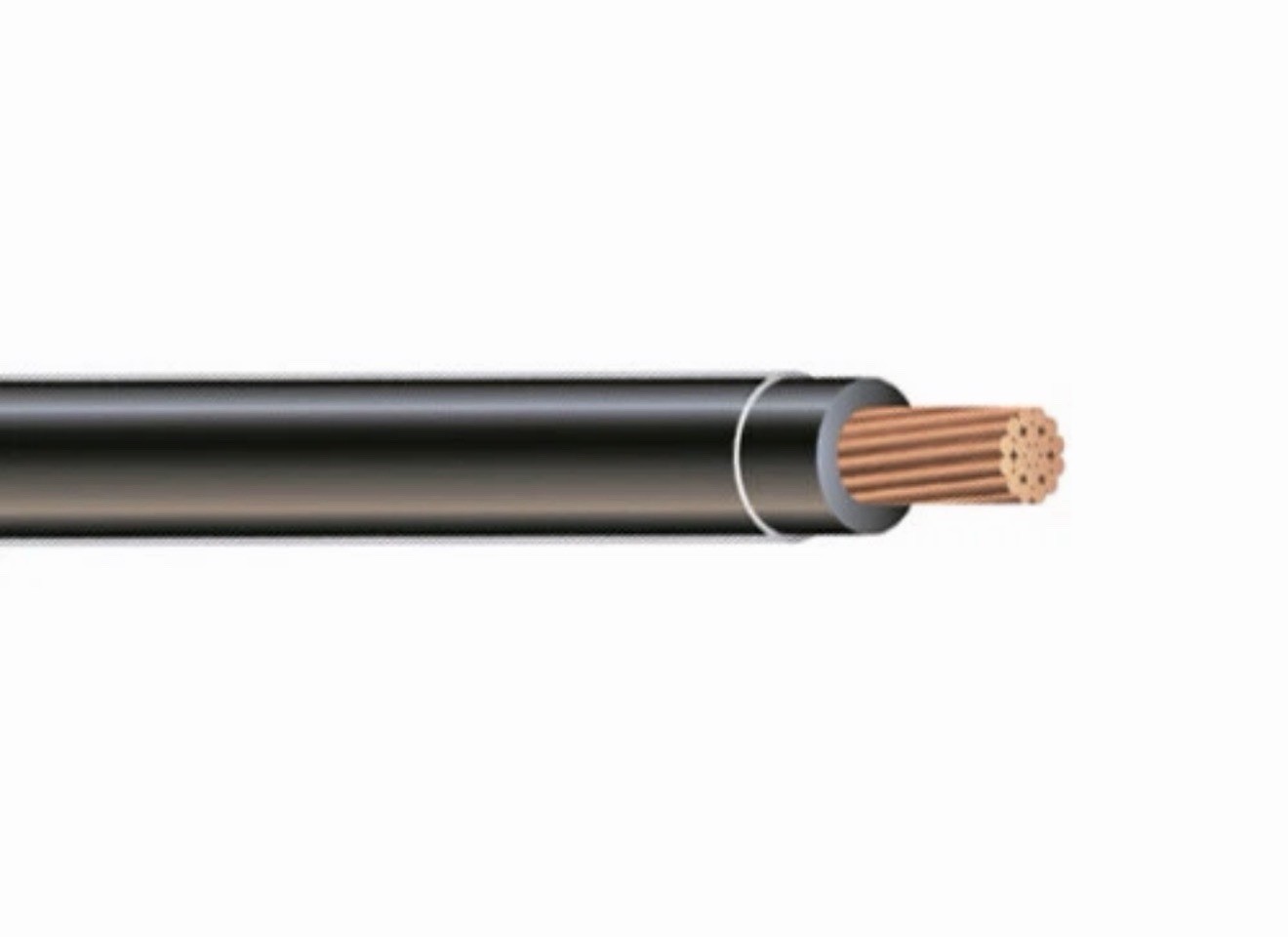 🚨Service Wire XH8BK1000 XHHW-2/RW90 8 AWG Black Wire 1000 Ft🚨