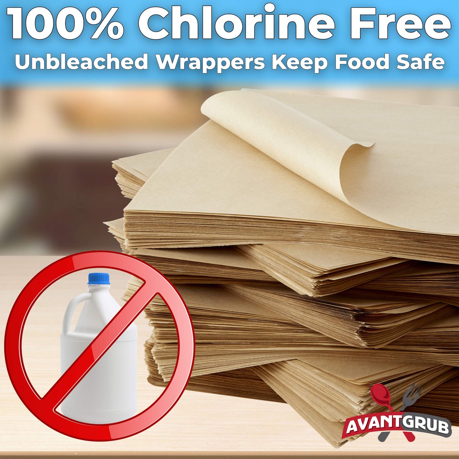 Eco Friendly, Grease Proof 12 X Deli Wrap 100 Pk. Best Food Wrapping Paper For