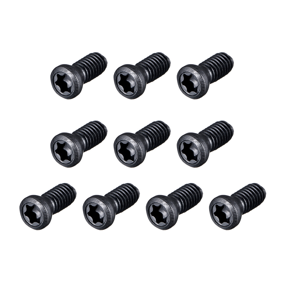 10pcs M4x10mm Torx Screws For Carbide Insert CNC 12.9 Grade Carbon Steel