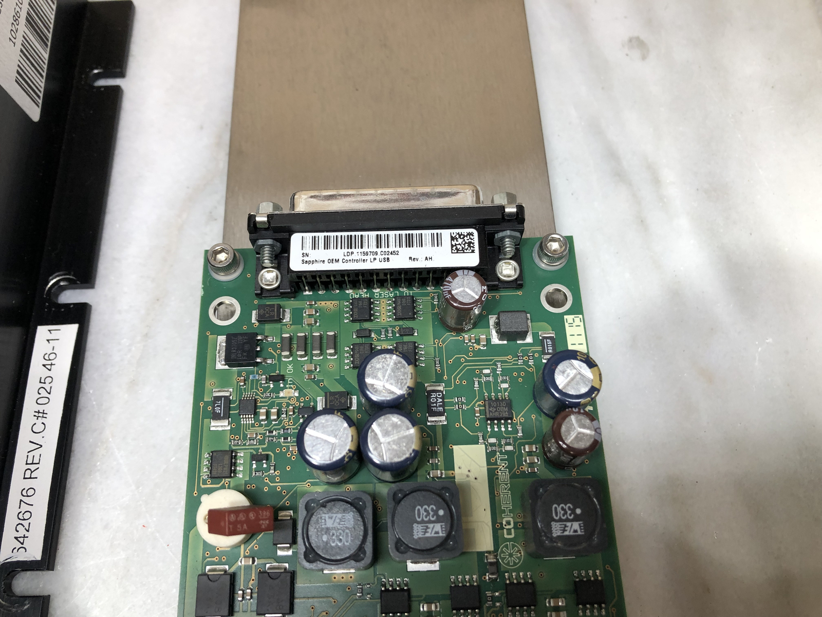 Coherent Sapphire 488-20 Continuous Wave Laser 488nm 20mW w/Controller+FiberCORD