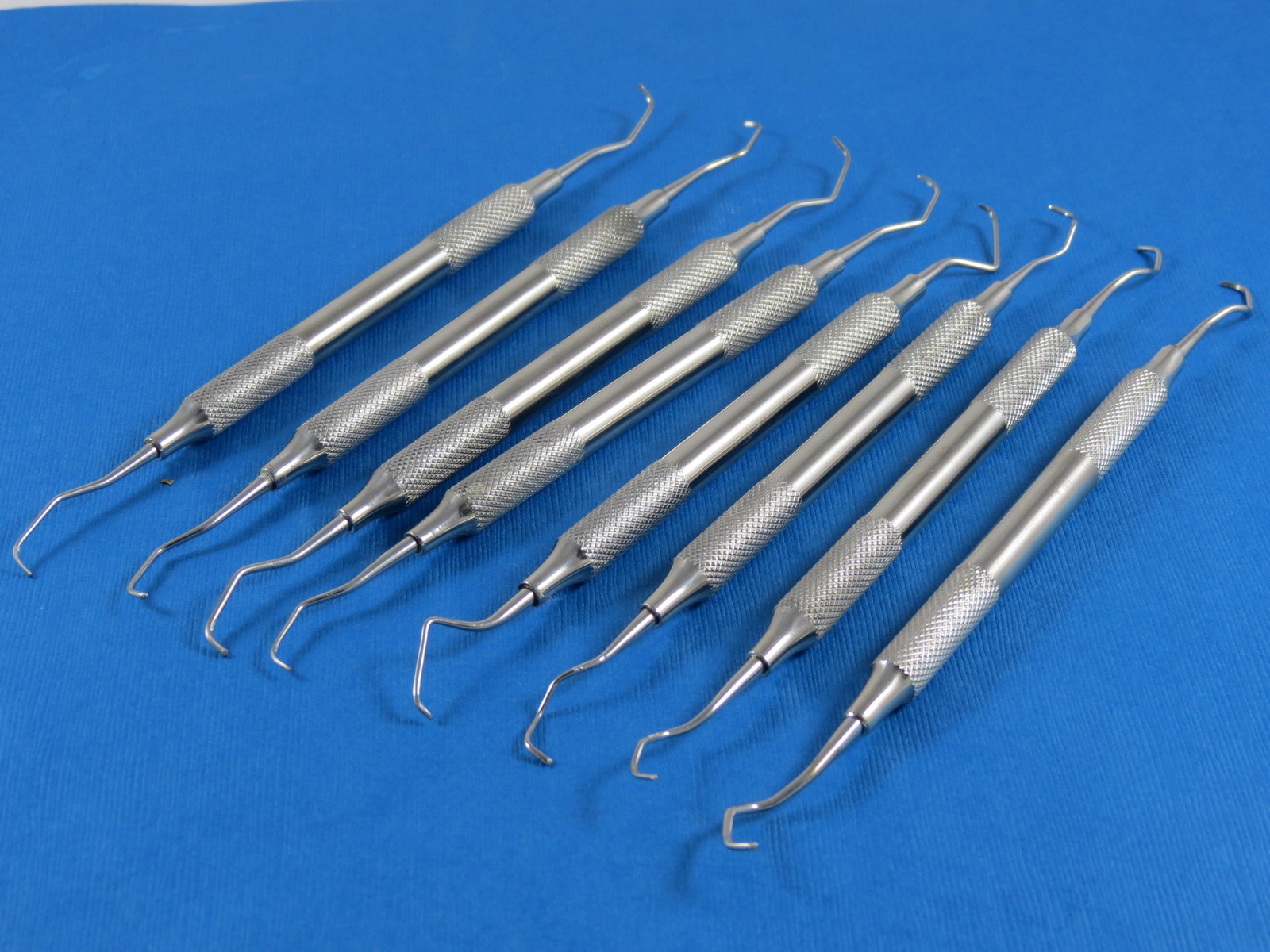 Dental Gracey Curette from 01/02 to 15/16 Kit /8 Pcs ANGELUS