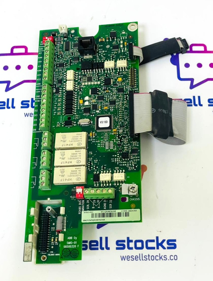 ABB SMIO-01C Industrial I/O Fieldbus Module 68500320 F