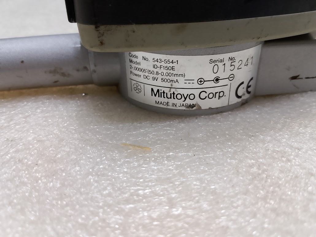 Mitutoyo ID-F150E 543-554-1 Absolute Digital Indicator Tested Working