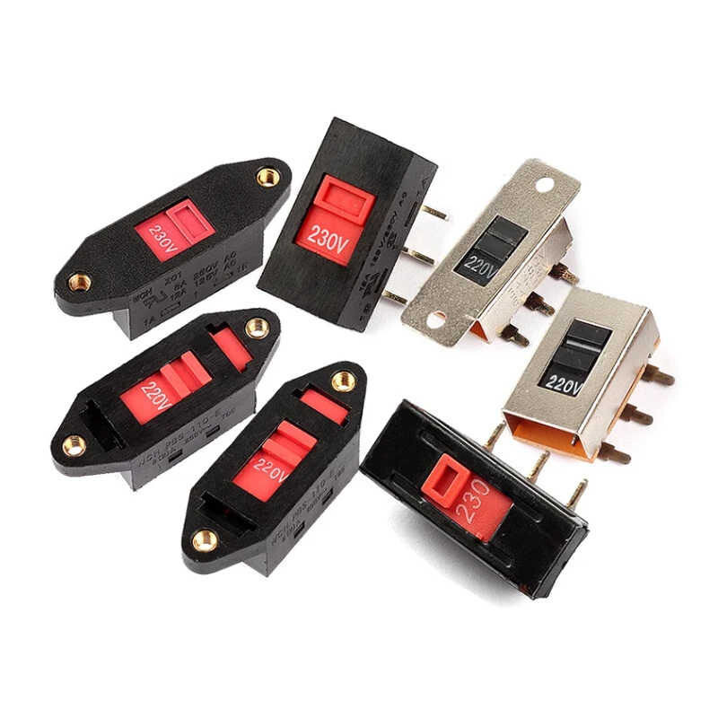 Voltage Selector Slide Switch AC 110V-220V / 115V-220V / 115V-230V 3 Pin 6 Pin