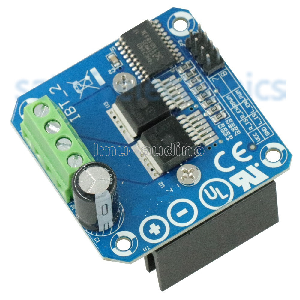 1/2/5/10PCS 43A Dual BTS7960B Stepper Motor Driver DC H-Bridge PWM For Arduino
