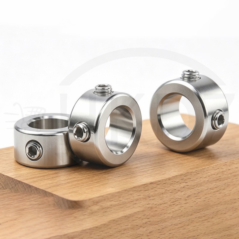 Stainless Steel Shaft Collar Solid Steel Metric Clamp Collars ID 5mm To 50mm