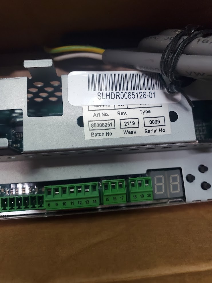 ASSA ABLOY SL500 Besam Automatic Door Control Unit SLHDR0065126-01 V7.0