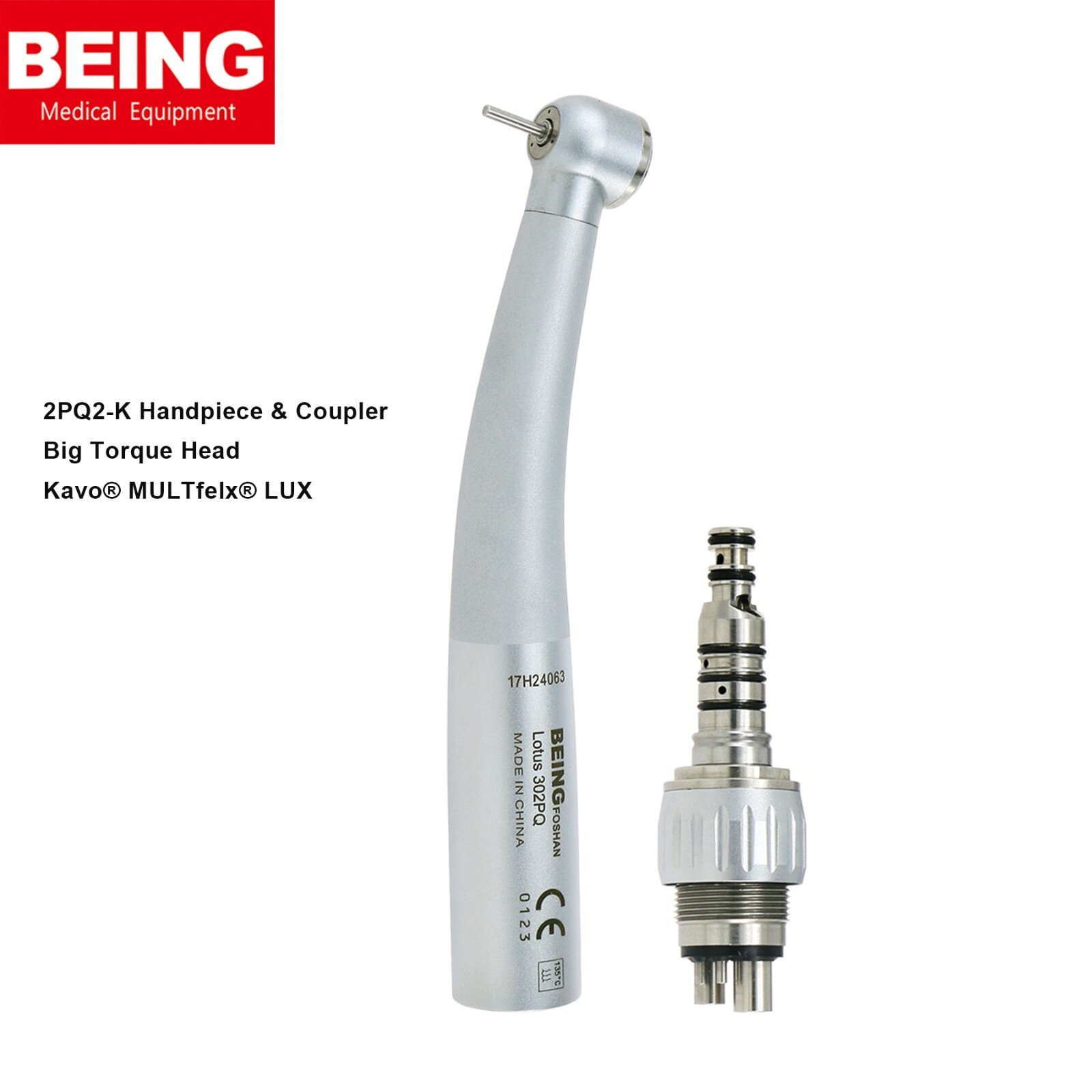 BEING Dental 45 degree Surgical Handpiece Fiber Optic Turbine For KaVo MULTIflex