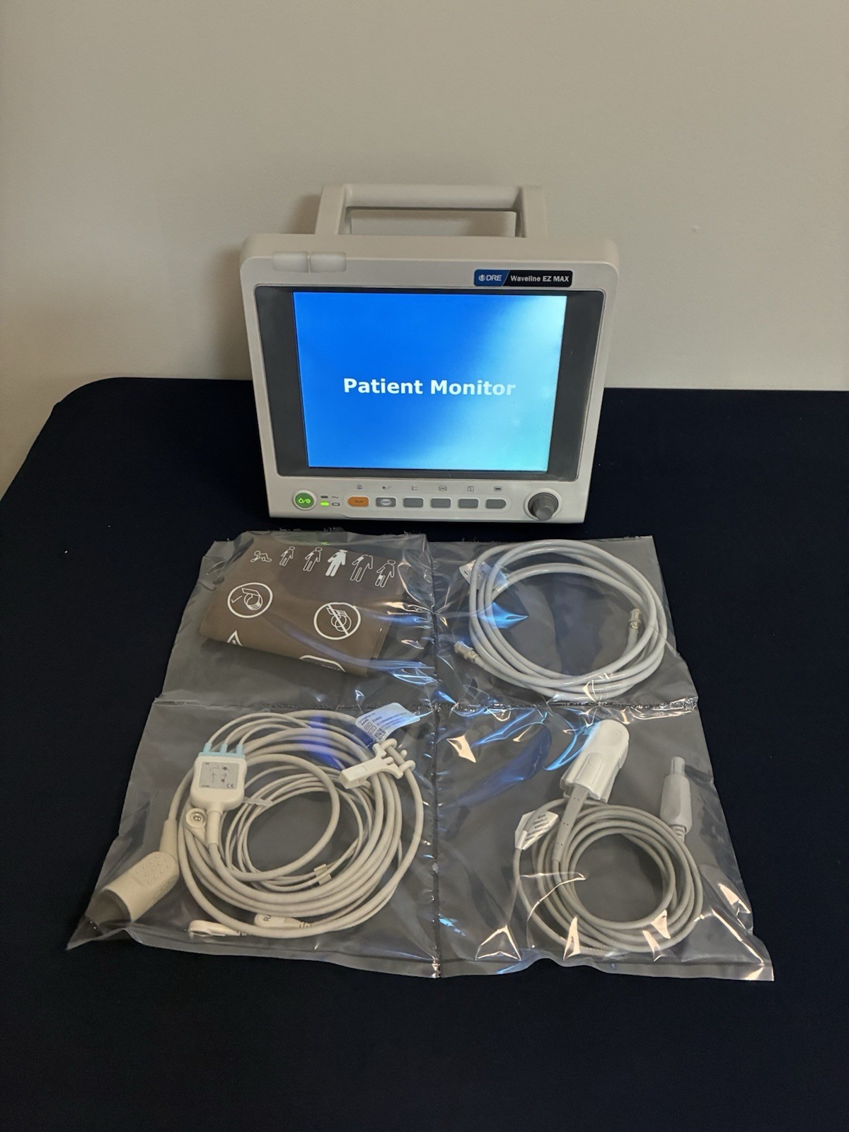 DRE Waveline EZ Max Patient Monitor – Original Edan iM60 – Tested – Accessories