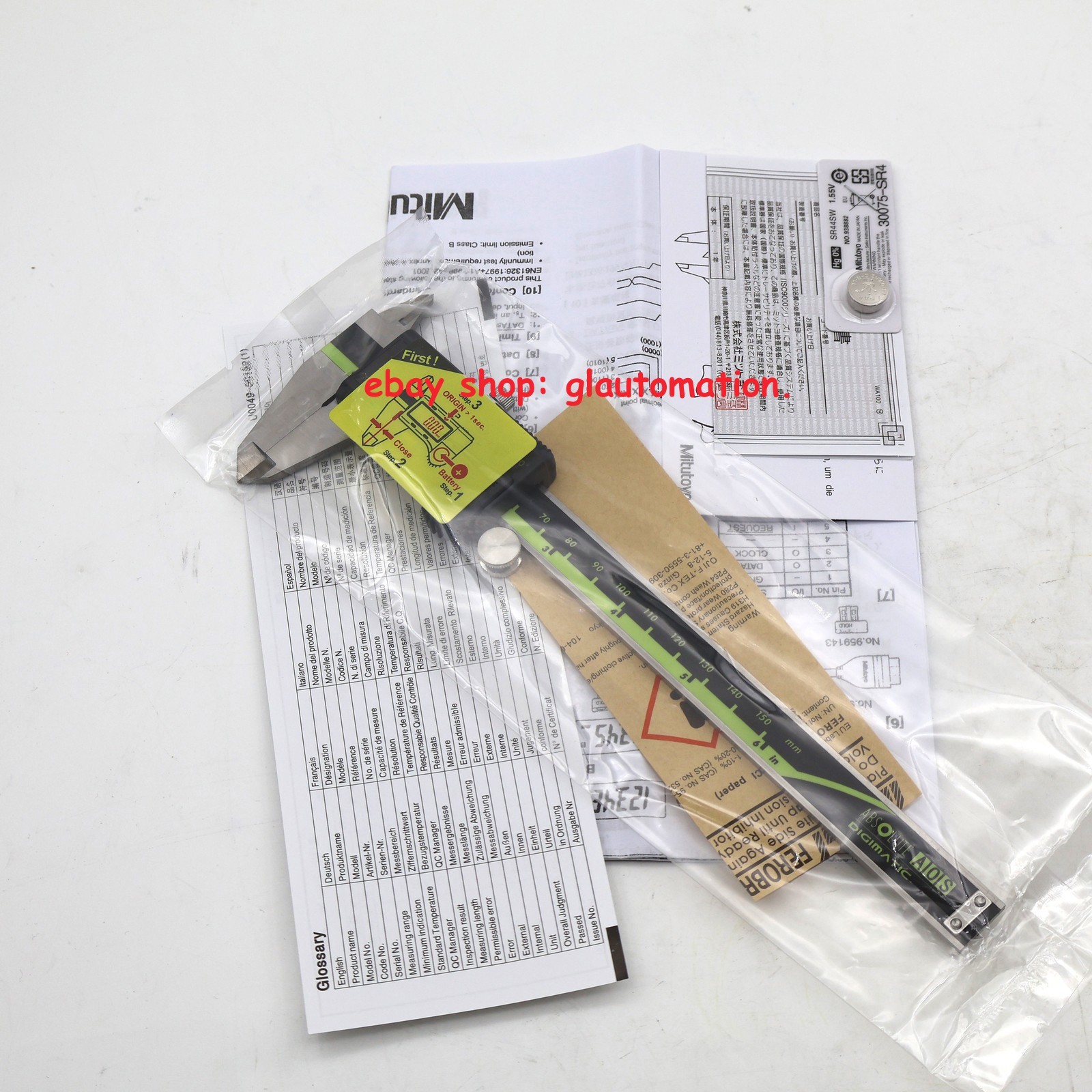 Mitutoyo Digital Caliper Standard 500-196-30 0-150mm 0-6 Absolute AOS Digimatic