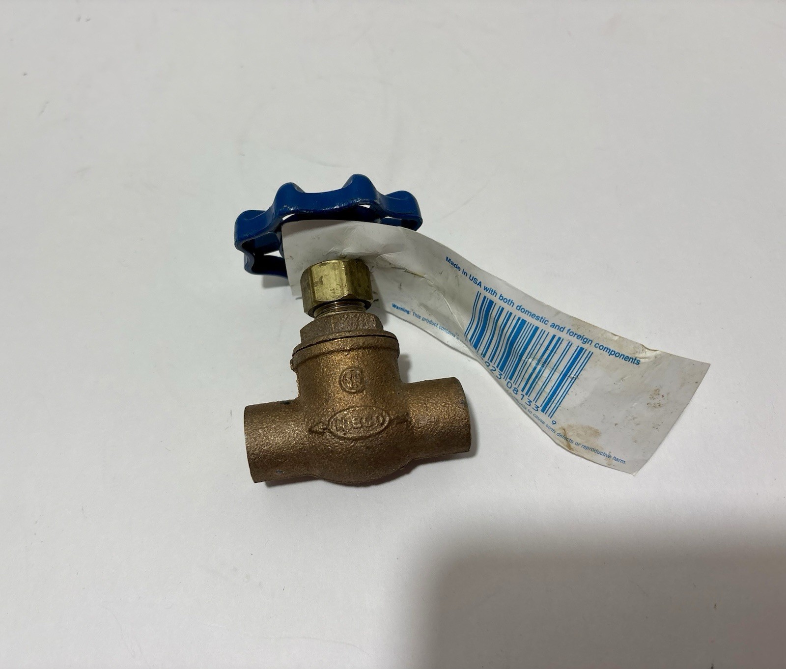 Nibco 1/2″ Stop Valve Heavy Duty 725CL 125 PSI Solder Connection