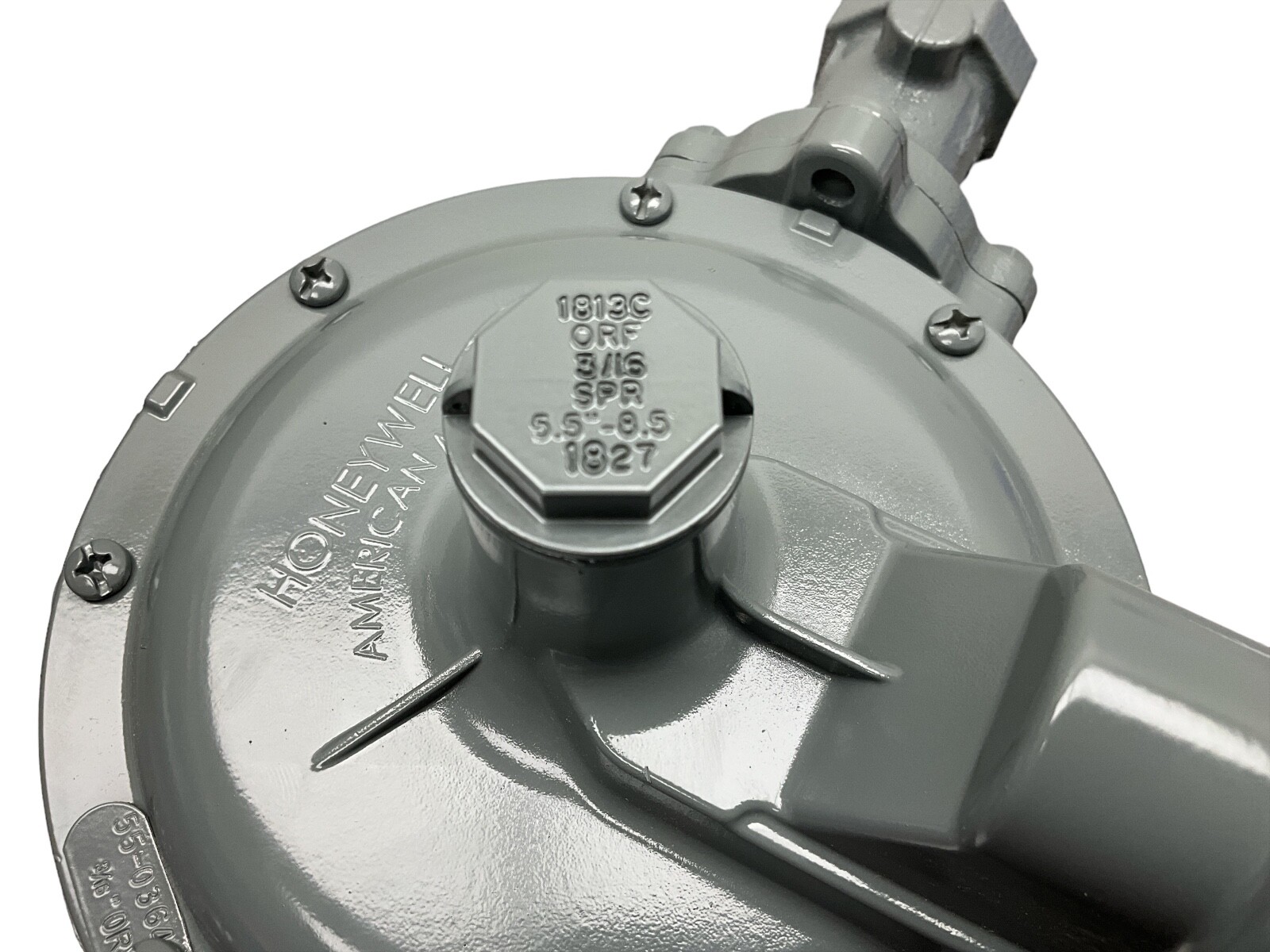 Honeywell American Meter 1813C Gas Pressure Regulator ORF 3/16″ SPR 5.5”-8.5’