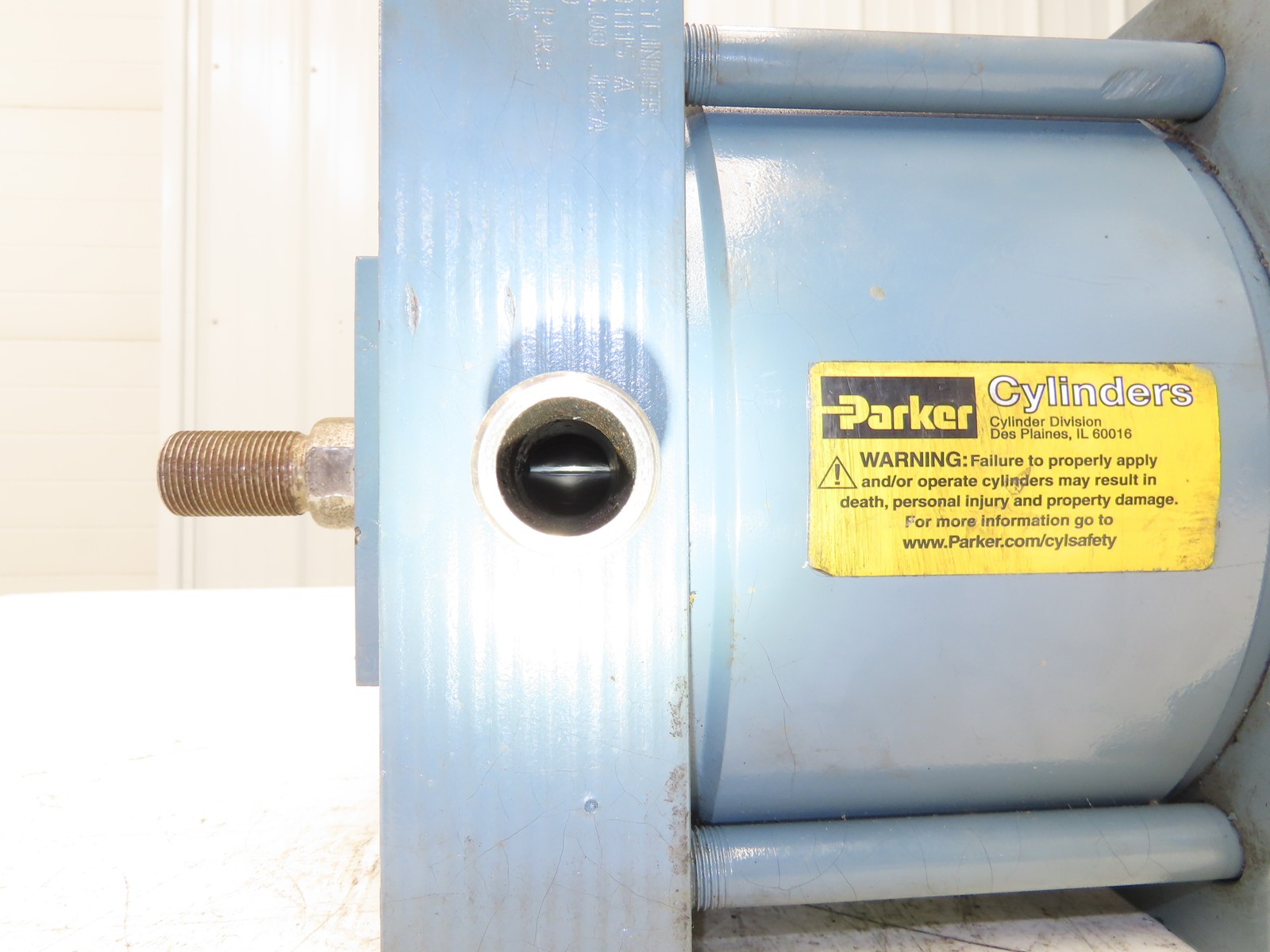 Parker 08.00 JB2AU14 3.000 Pneumatic Air Cylinder 8″ Bore 3″ Stroke 250PSI