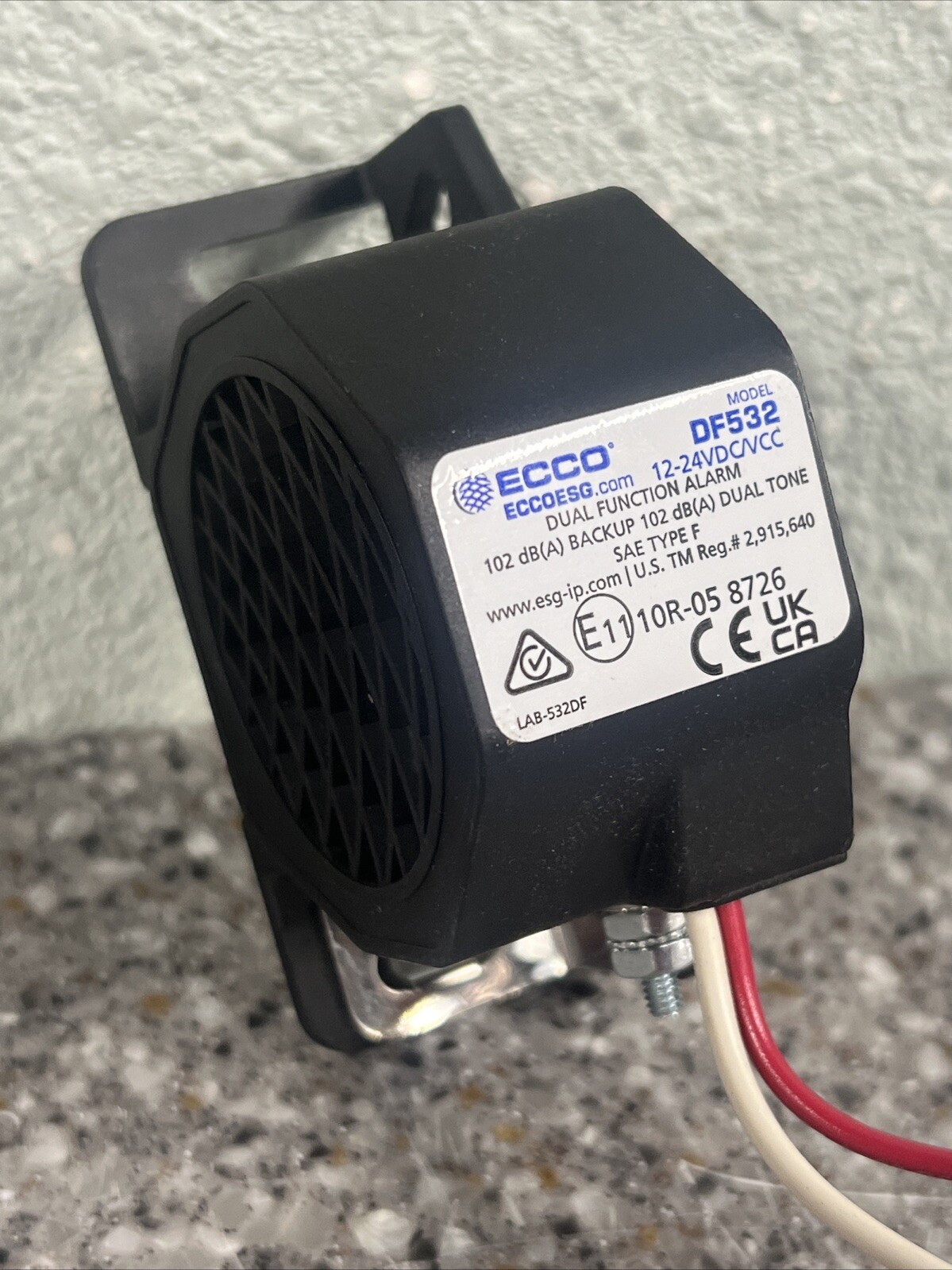 ECCO – DF532 – Warning Alarm – (Pack of 1)