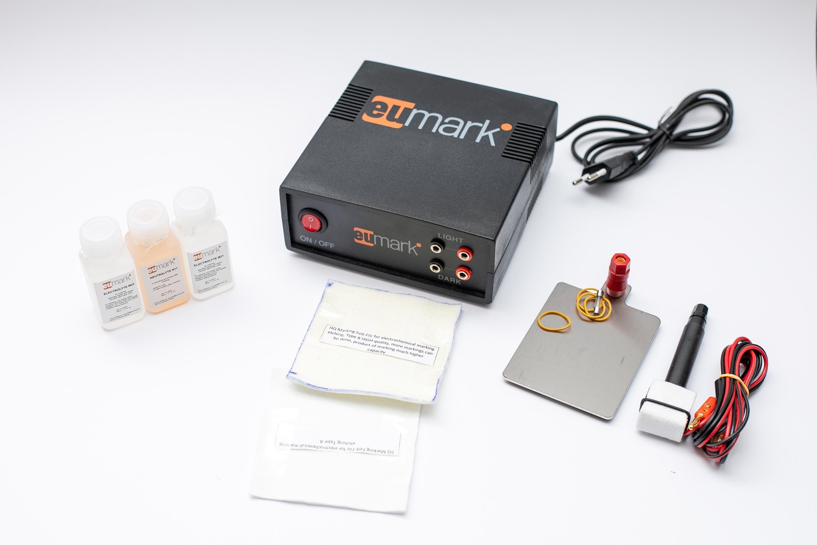 ElectroChemical marking and Etching Machine EUmark set 01 SIGNIERTECHNIK
