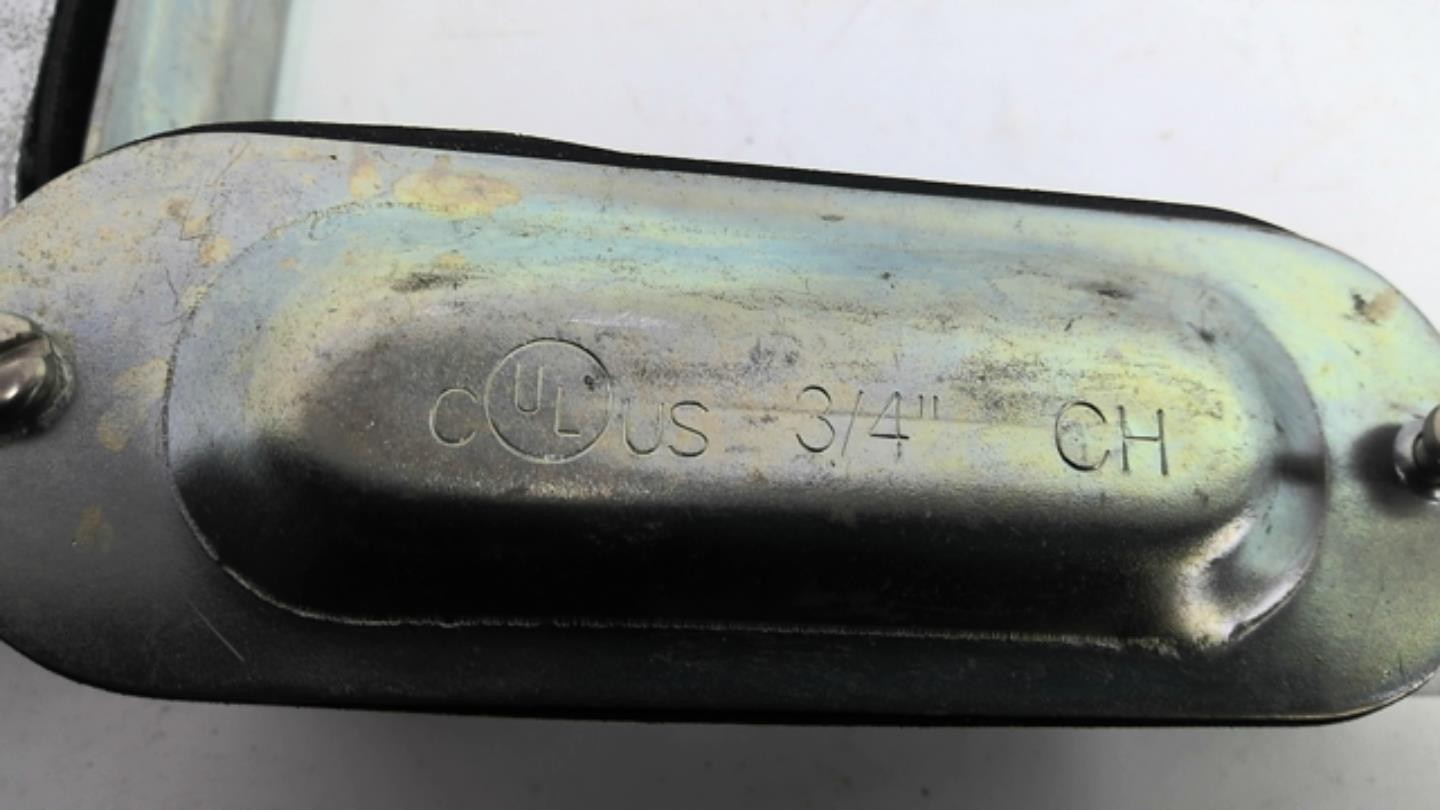 Crouse Hinds 3/4″ 21 LB75M Electrical Cover Lot of 2