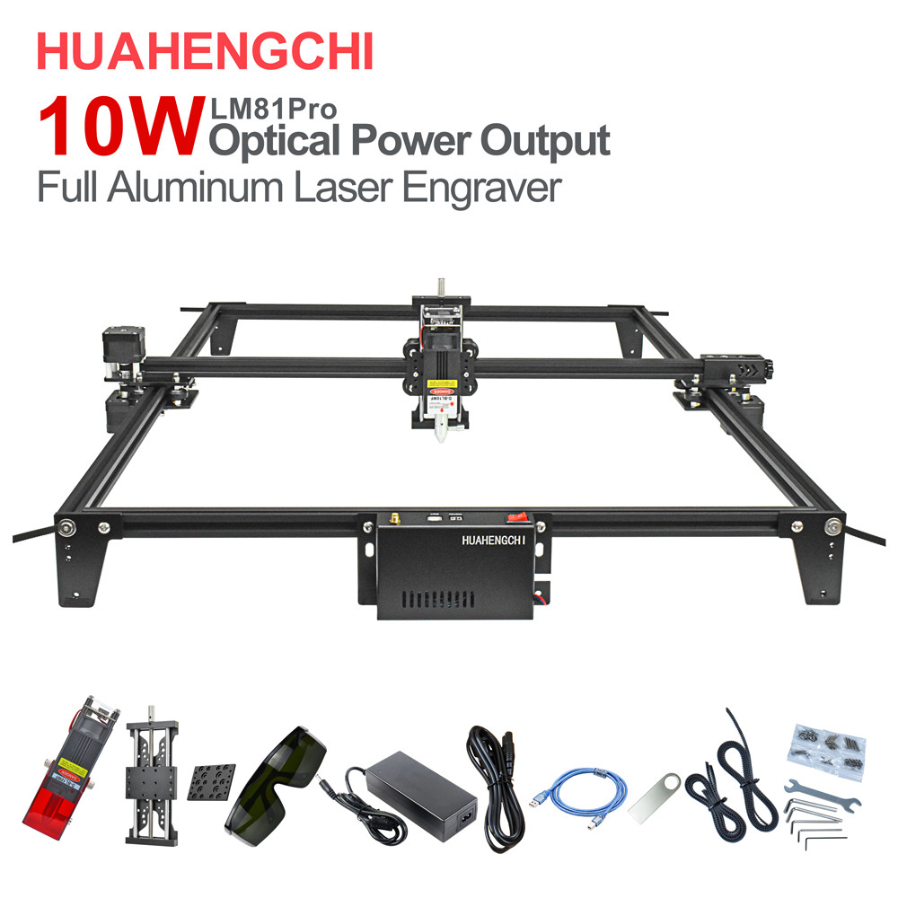80W CNC Laser Engraver Cutting Machine Full Metal Large Frame Wood Router Tools