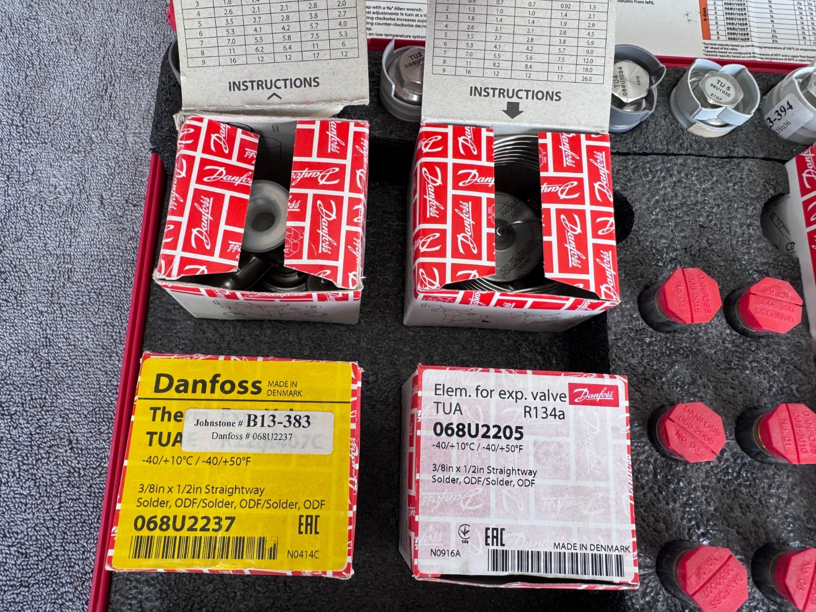 Unused – Danfoss 068U7001 Maximizer Sweat and Flare Kit Types T2/TE2/TUA/TUAE