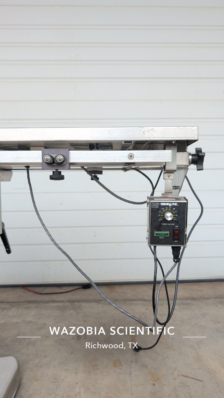 SHOR-LINE V-TOP HEATED ADJUSTABLE SURGERY TABLE