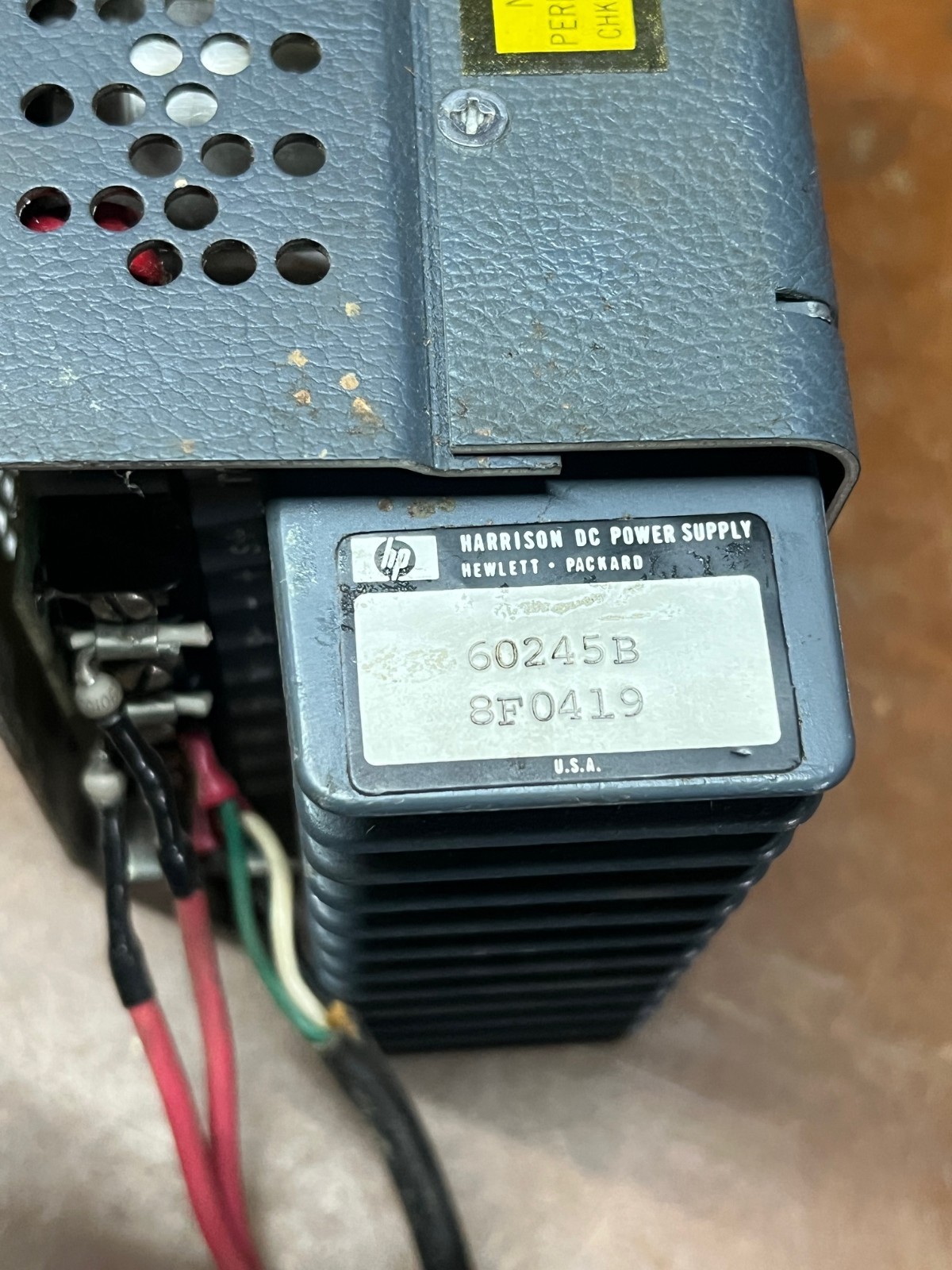 Hewlett Packard HP / Harrison 60245B DC Power Supply: 1A, 14.6V to 36V