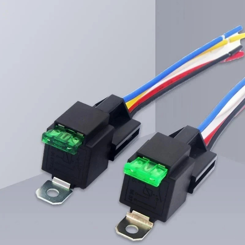 High Quality 12V DC 4 Pin Car Automotive Fused Relay 30A Normally Open Relais