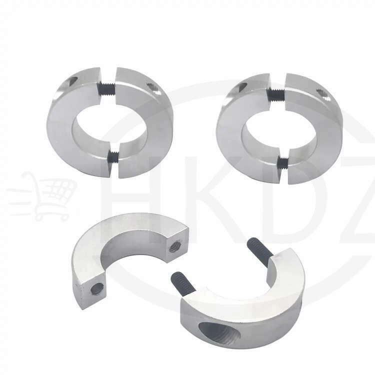 Aluminium Clamp Separate Collar Lock Limit Ring Fixing Shaft Diameter 16mm -95mm