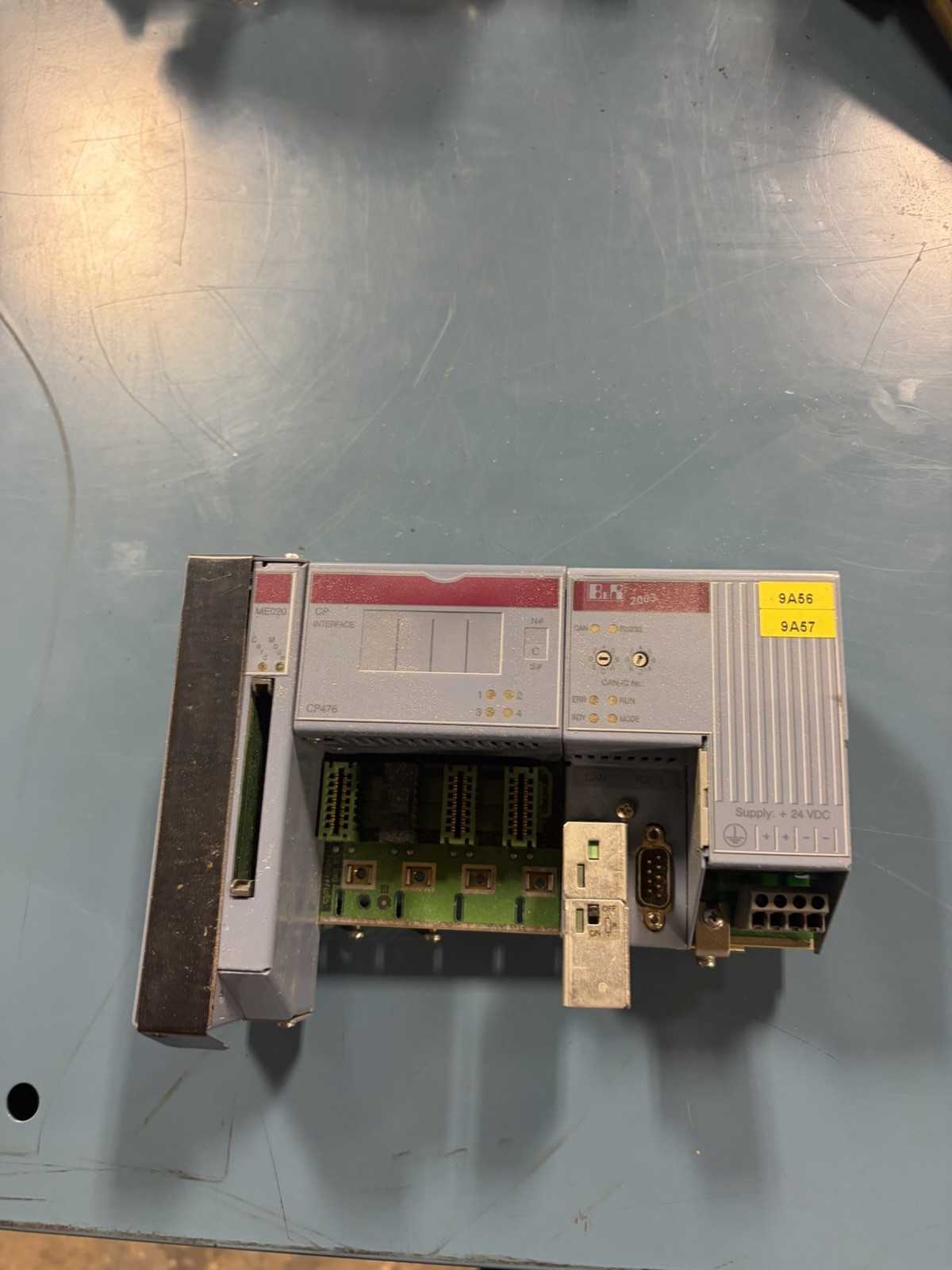 B&R ME020 7CP476-020.9 PLC Input/Output Module RS232 CAN Communication A1