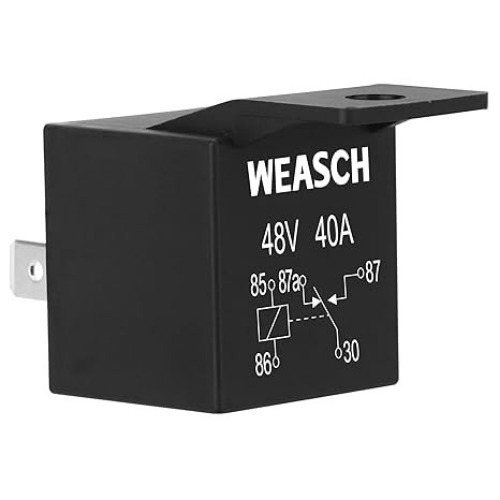 2 Pack Car Relay, 48V 40A, 5 Pin SPDT, Automotive Switches and Starters, Waterpr